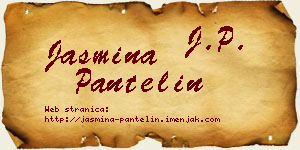 Jasmina Pantelin vizit kartica